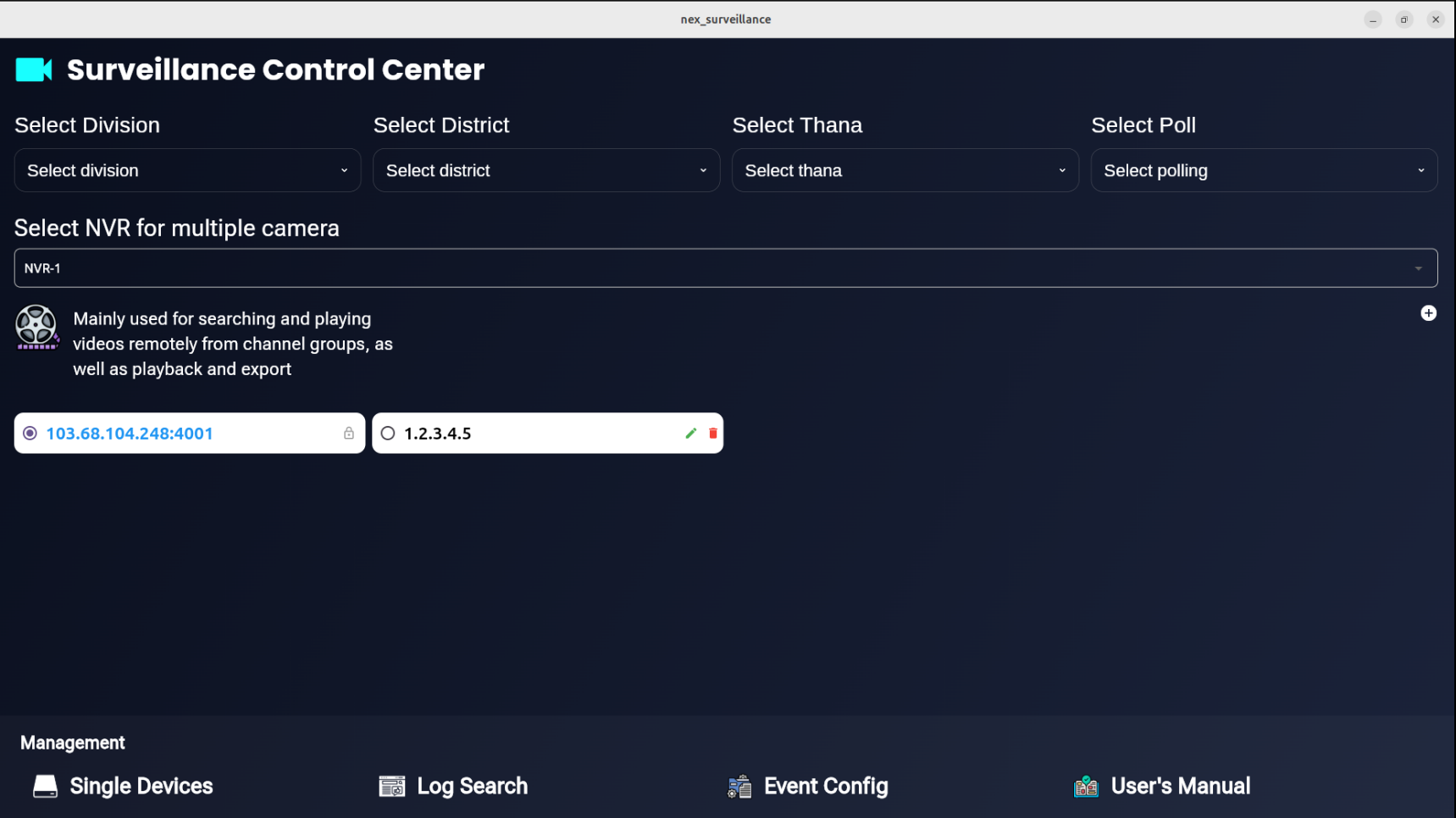 Surveillance Application